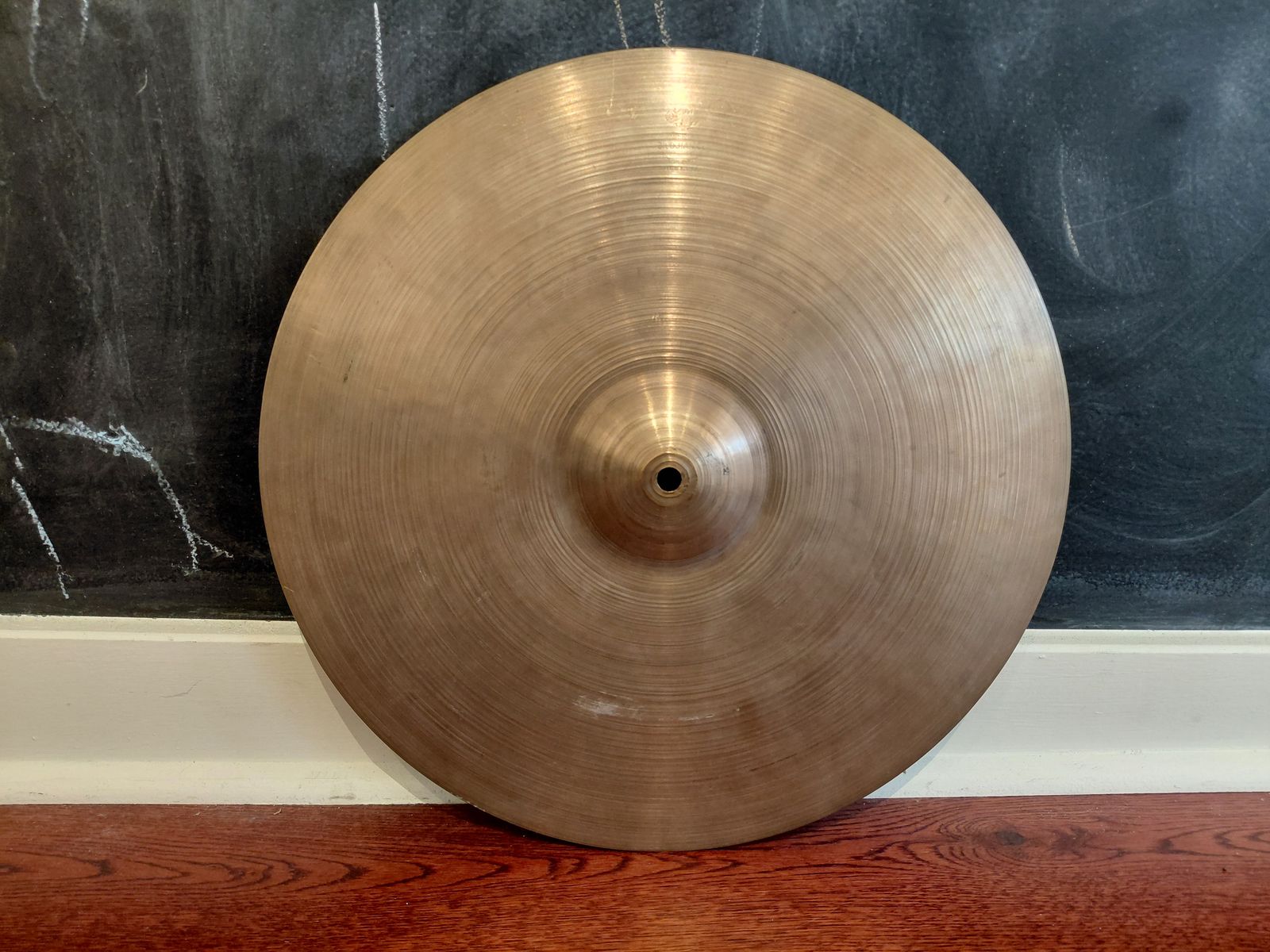 Vintage 1950s A Avedis Zildjian Small Stamp 16" Crash Cymbal 1320g