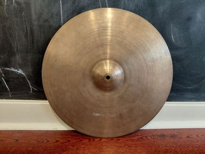Vintage 1950s A Avedis Zildjian Small Stamp 16" Crash Cymbal 1320g