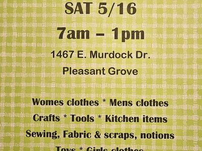 YARD SALE! IN P.G. SAT. 5-16