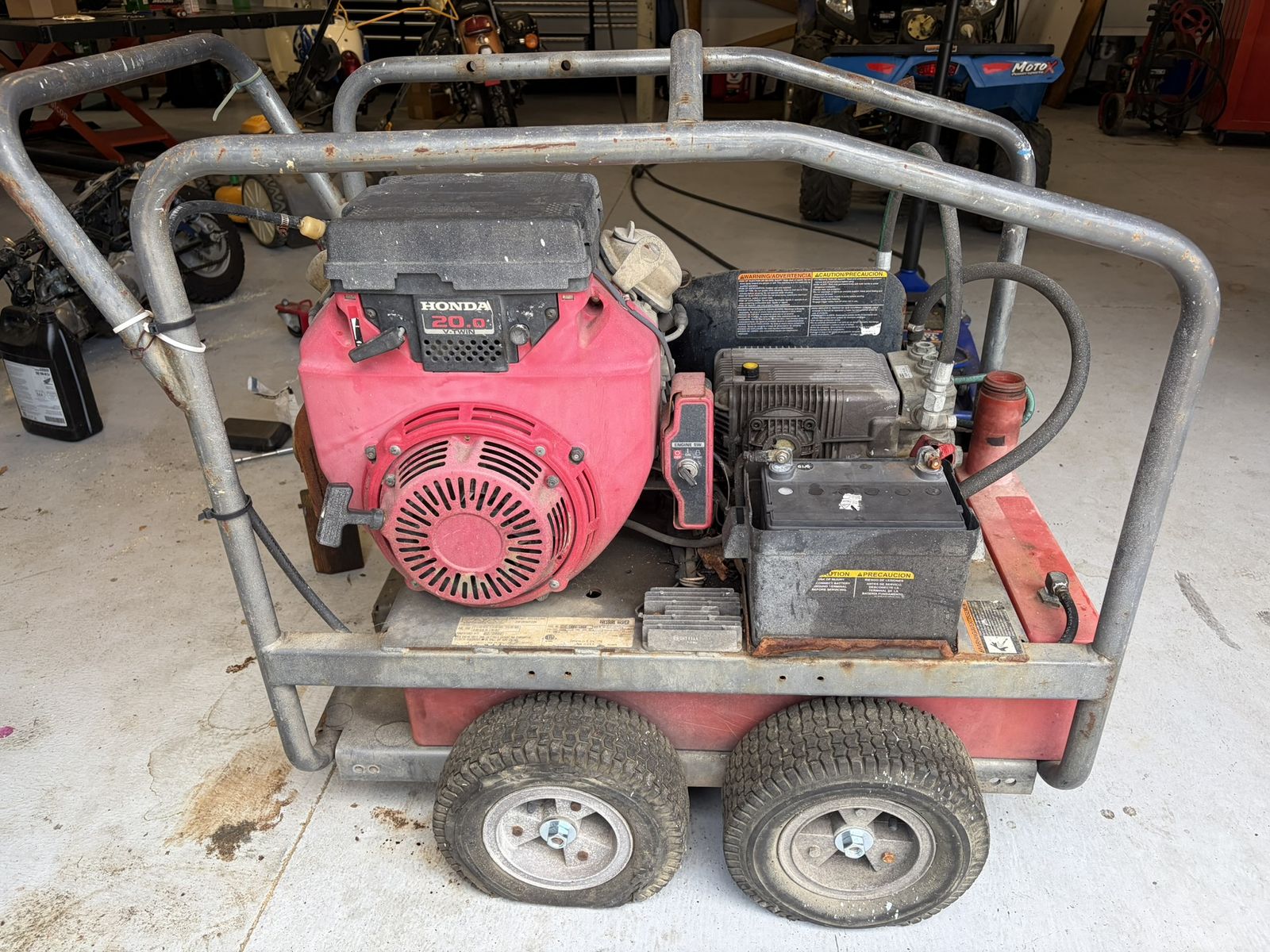 Honda-powered pressure washer