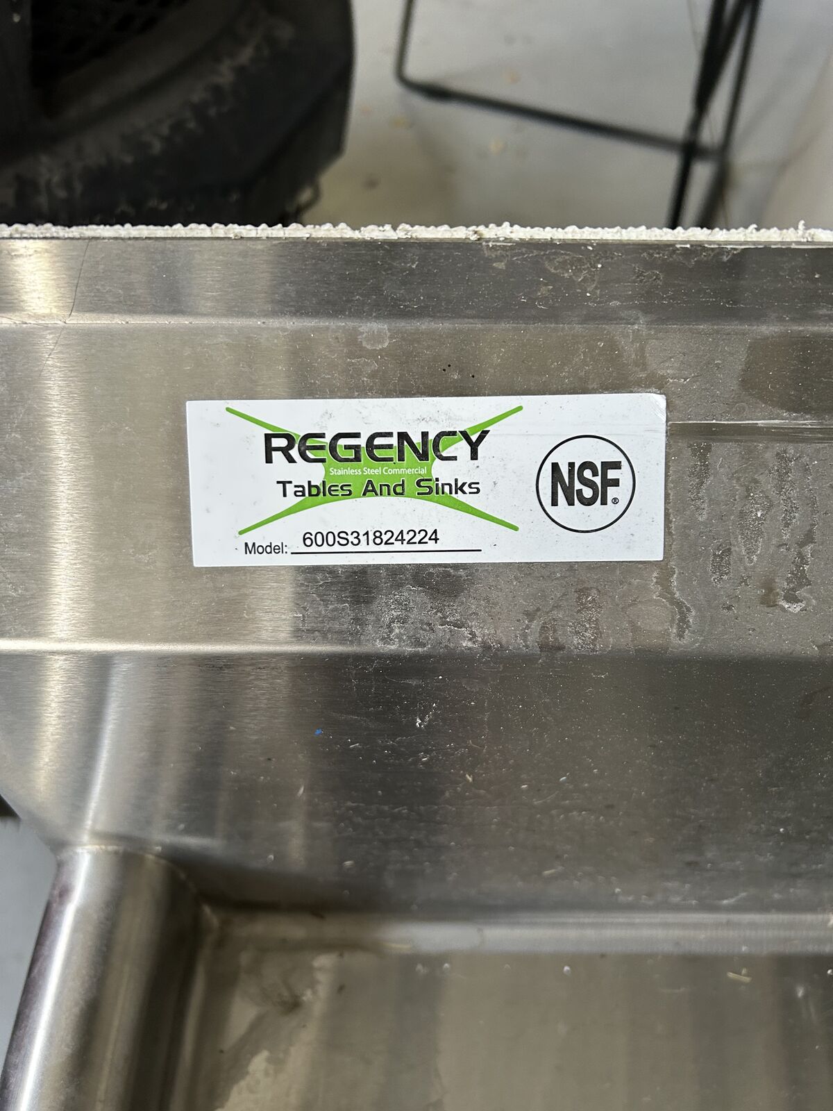 Regency three compartment sink