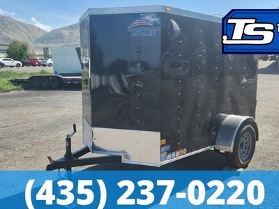 5x8 American Hauler Arrow Enclosed Cargo Trailer - 5'6" Interior - 3.5K GVWR - Ramp Door, Ramp Extension