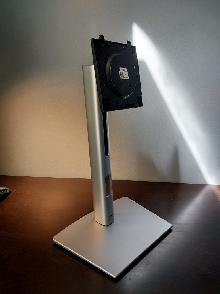 Dell Adjustable Monitor Stand Base Silver with Quick Release Mount