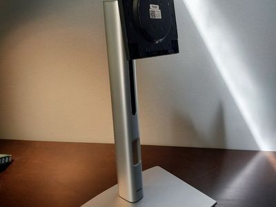 Dell Adjustable Monitor Stand Base Silver with Quick Release Mount