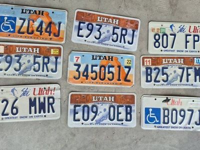 Misc License Plates $5 Each