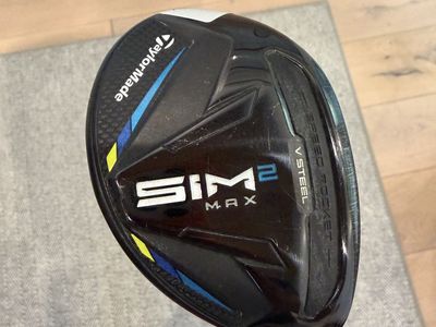 TaylorMade SIM2 Max V 4 hybrid with HZRDUS Low Spin 5.0 Shaft