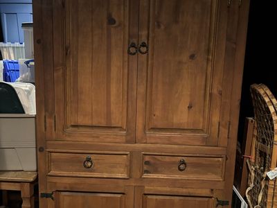 Rustic Pine Armoire