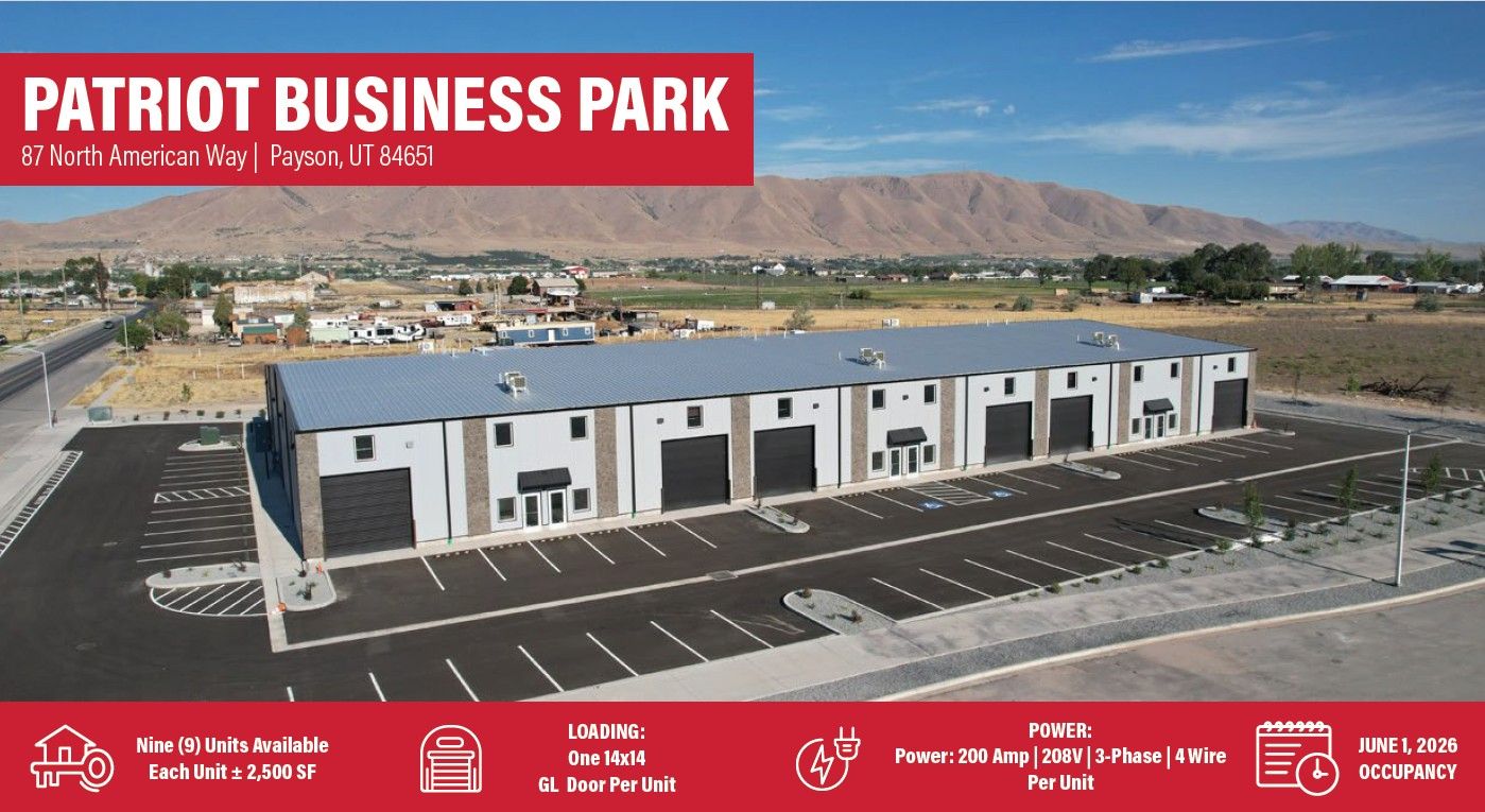 Patriot Business Park - 2,642-24,924 SF - Payson, UT