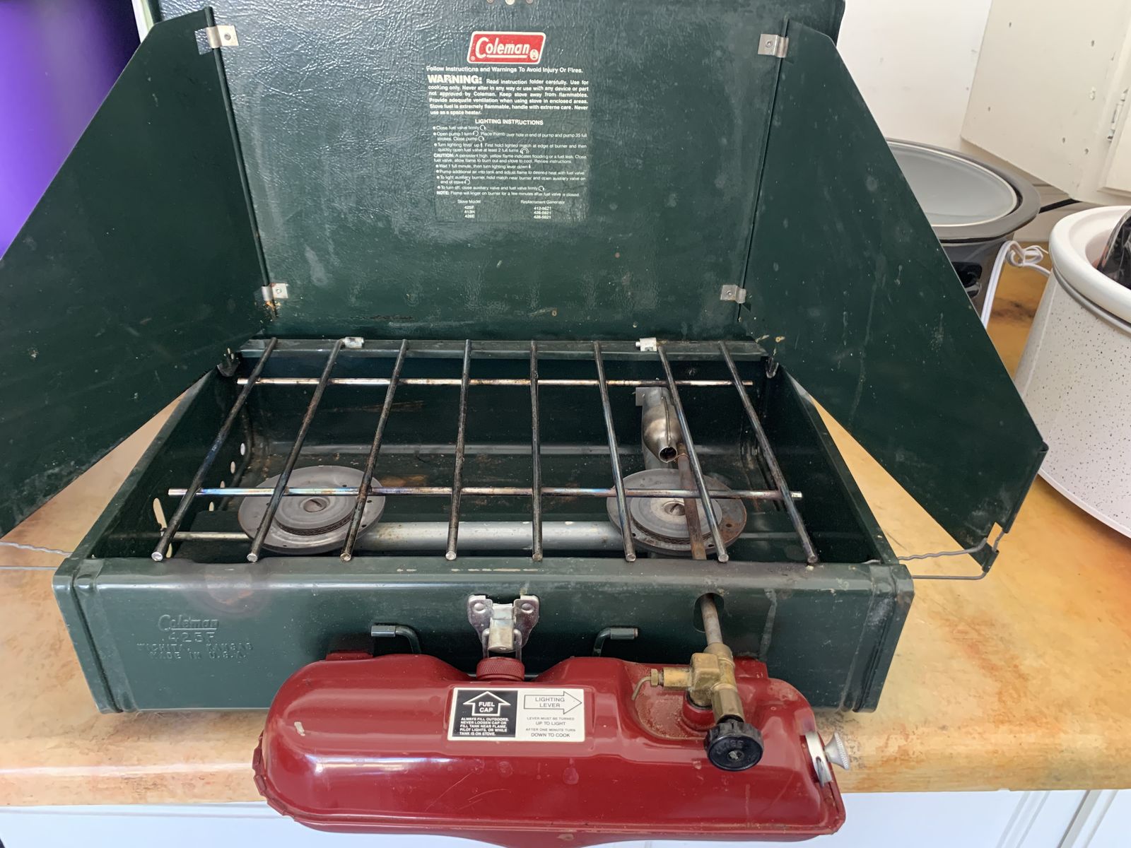 Coleman Compact Gas Stove Two Burner Camping Stove