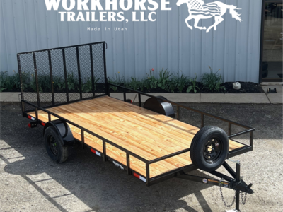 7x14' Workhorse Trailer - Base Model *SPARE TIRE INCLUDED*'