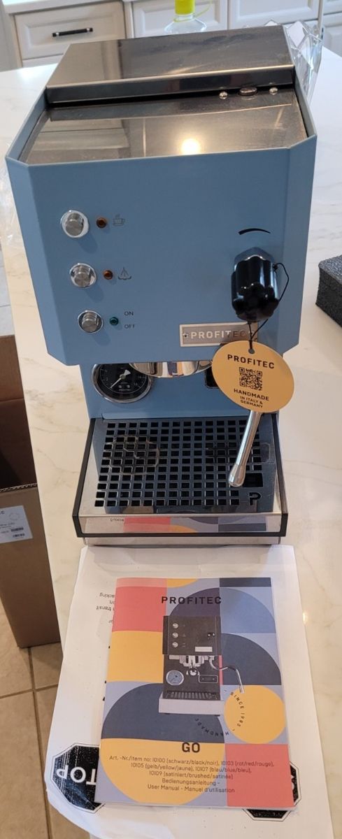 Profitec GO Espresso Machine – Blue