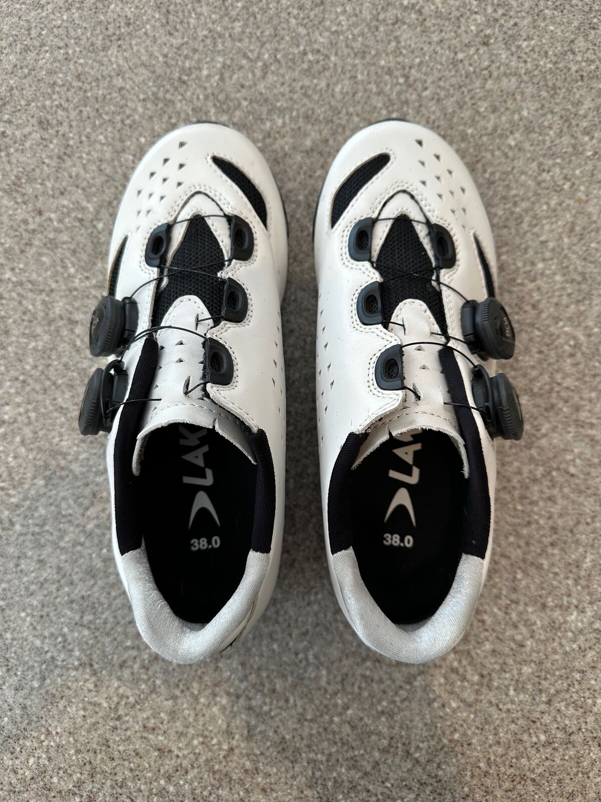 Lake road cycling shoes - sizes 45.5, 45, and 38