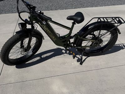 Aipas A2 Max Electric Fat Tire Mountain Bike - Green