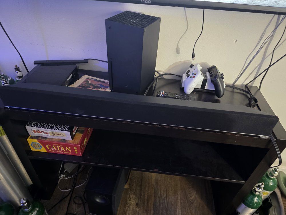 visio 2.1 sound system with wireless subwoofer