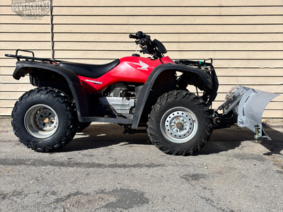 2005 Honda Rancher 400 FourTrax AT | TRX400FA 4x4 ATV | 906 Miles | Winch Plow