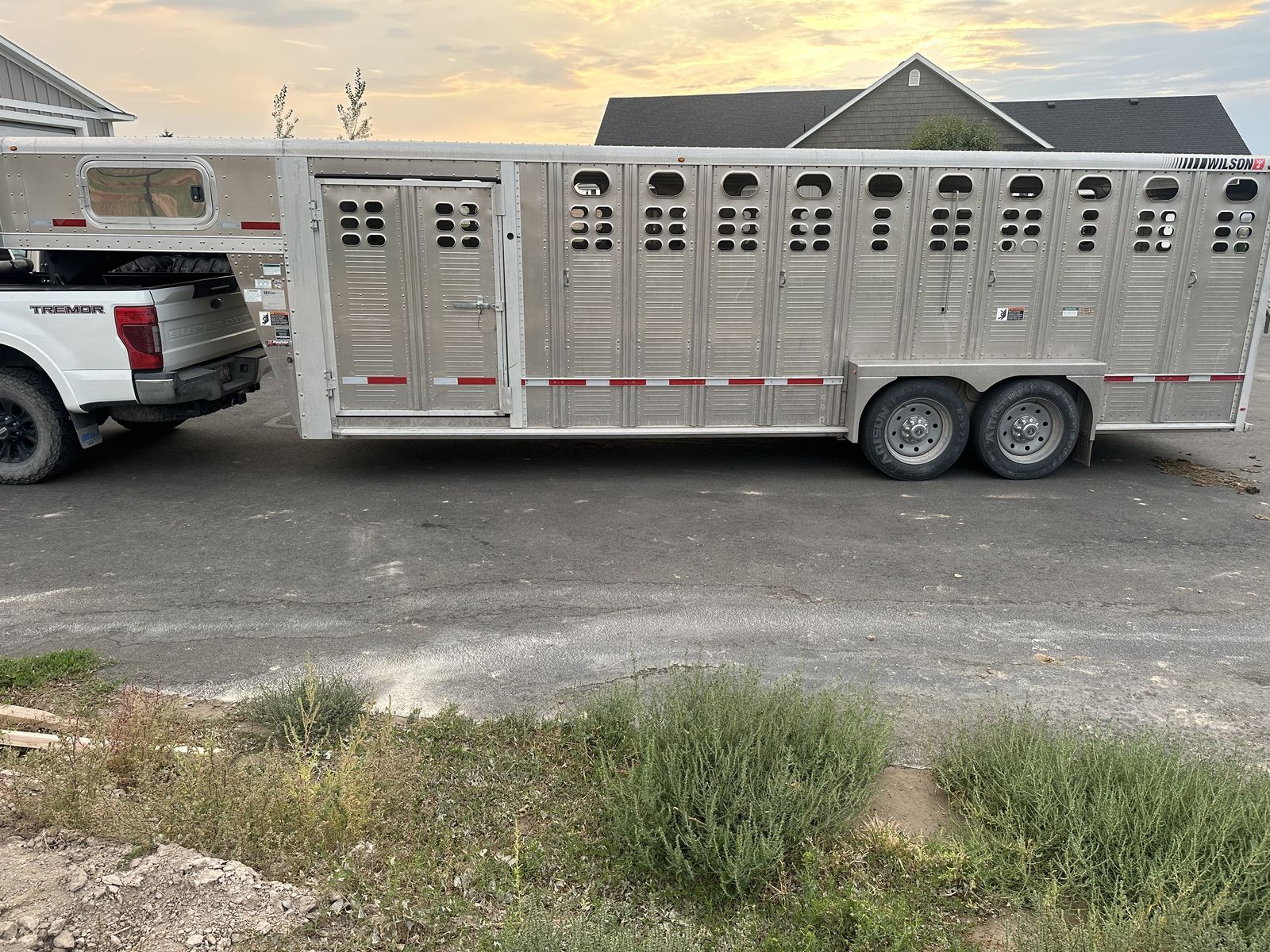 24' Wilson Stock Trailer