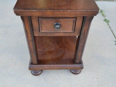 Real Wood Side Table