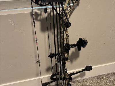 Mathews VXR Compound Bow - full setup. Sight, rest, quiver and stabilizer.