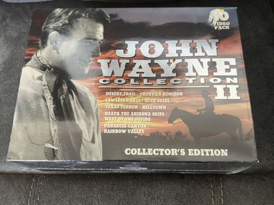John Wayne Collection II - 10 Video Pack, Collector's Edition DVD Set, Still Sealed