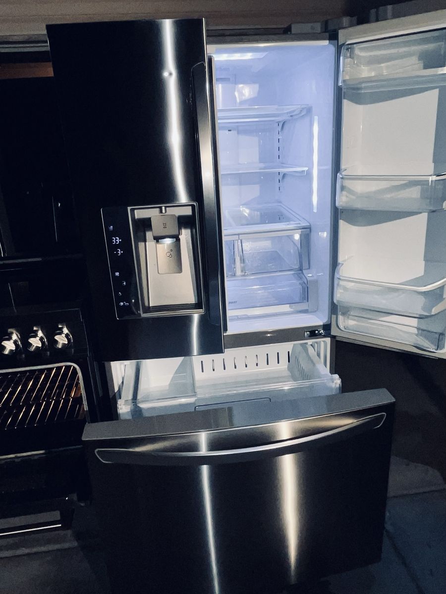 $2250 OBO INDUCTION RANGE AND STAILESS STEEL FRIDGE