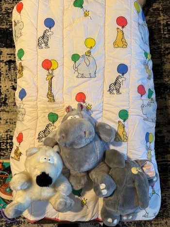 Vintage (1980s) Sandra Boynton Crib Comforter