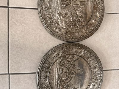 1800's Wall Bronze Plates