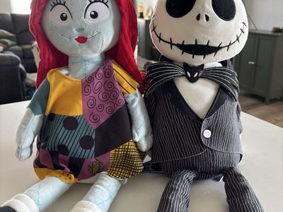 Nightmare Before Christmas Jack and Sally Scensty Buddies
