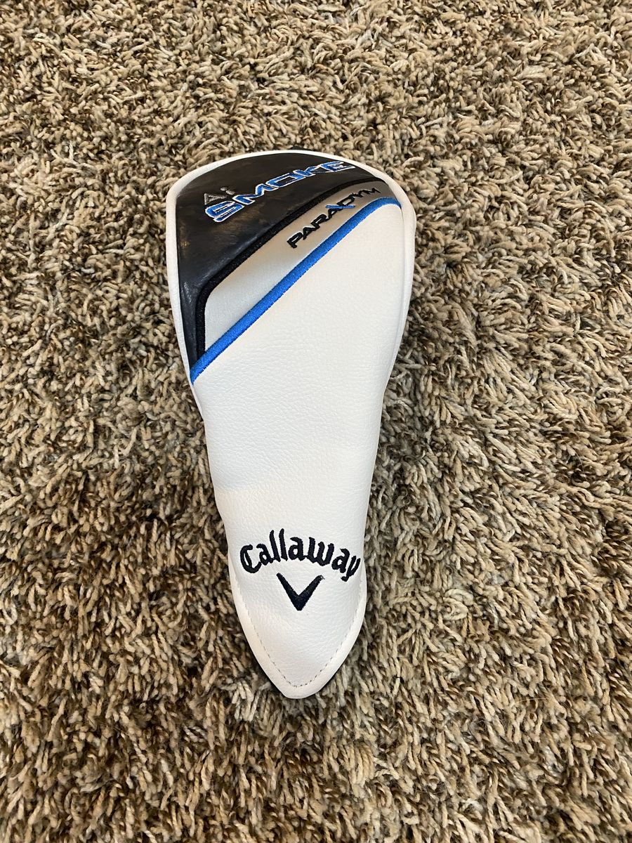 Callaway Paradym AI Smoke 4H Golf Hybrid Headcover - White/Blue/Black