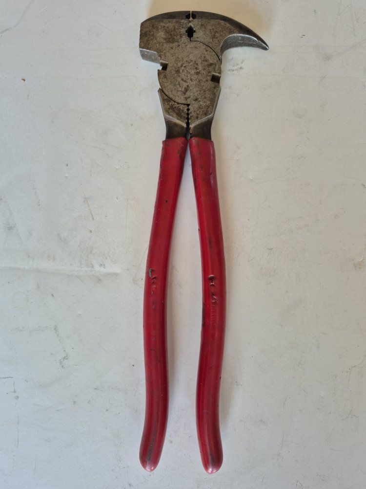  Heavy Duty Fencing Pliers with Red Coated Handles