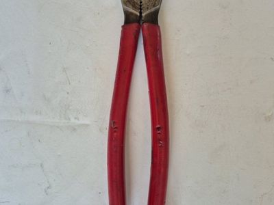 Heavy Duty Fencing Pliers with Red Coated Handles