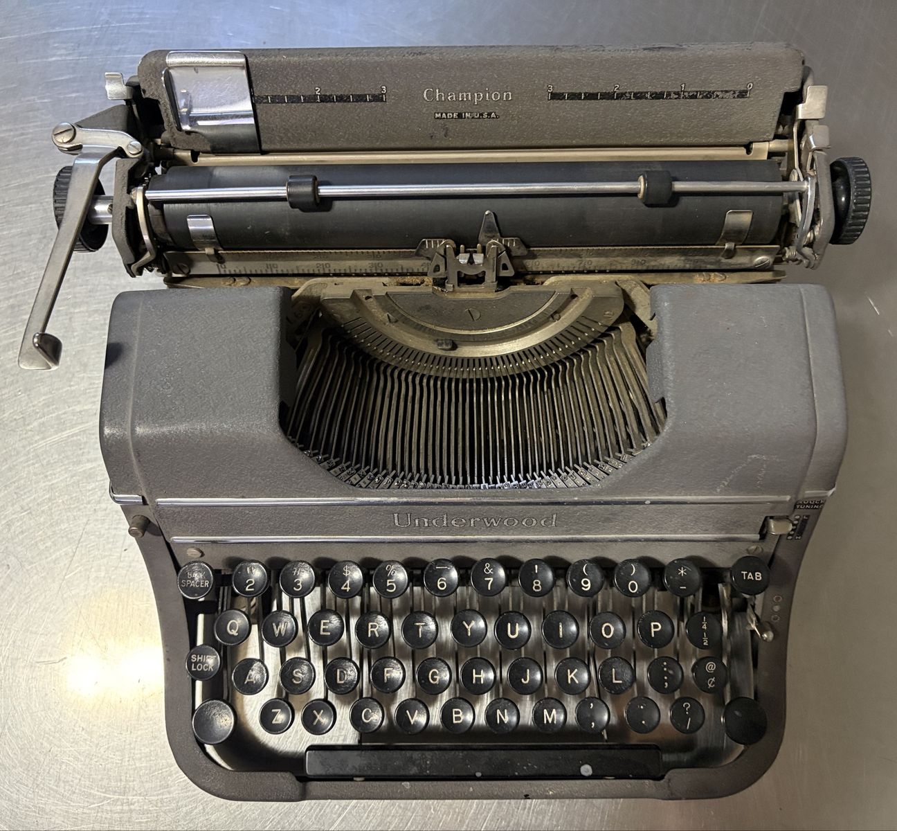 Underwood Champion Typewriter 1940s