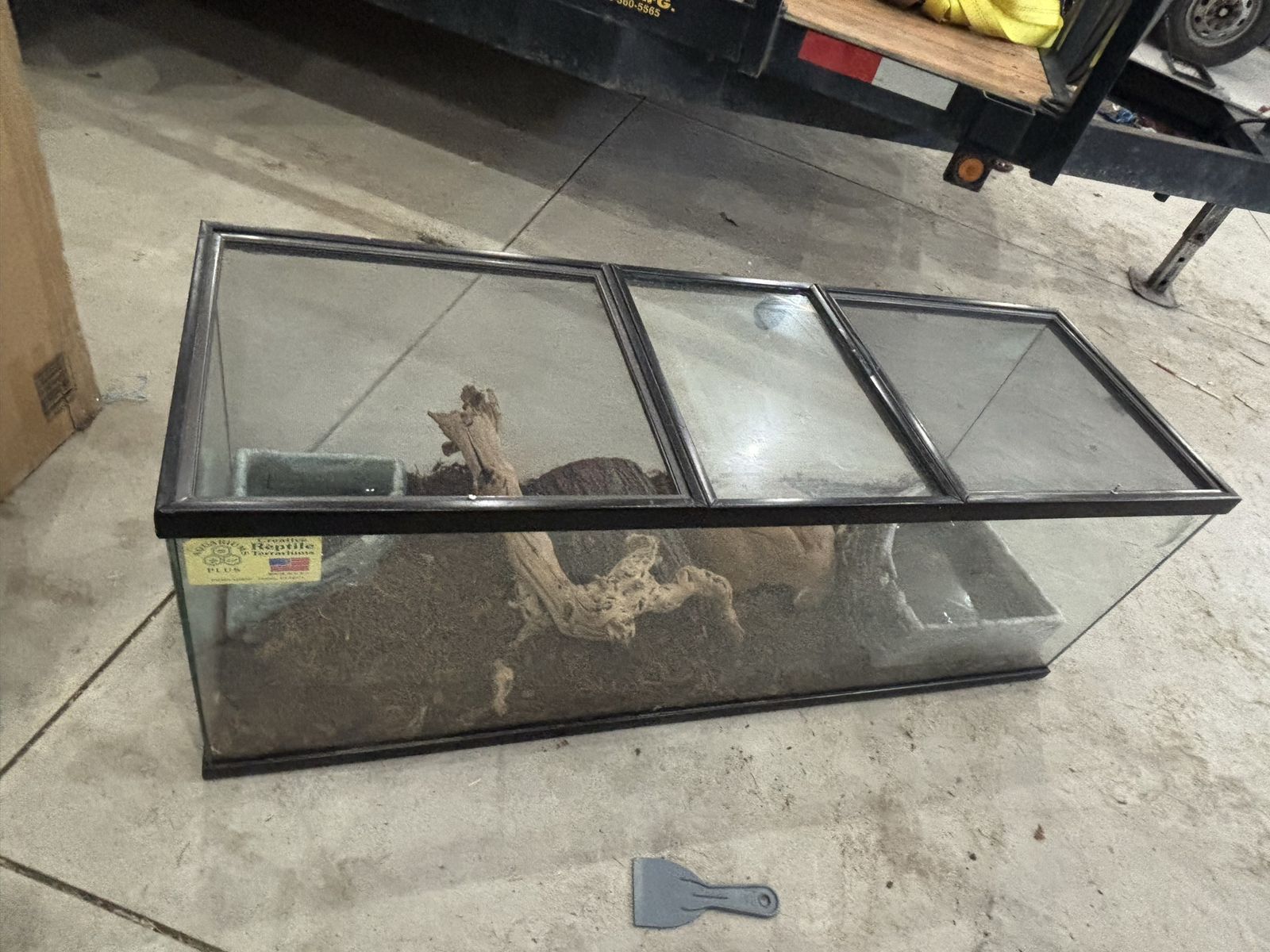 55-Gallon Reptile Terrarium Setup