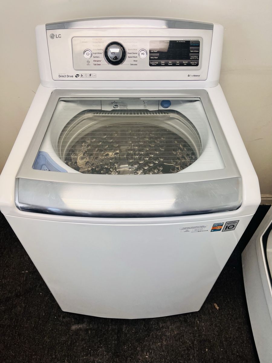 LG super capacity washing machine