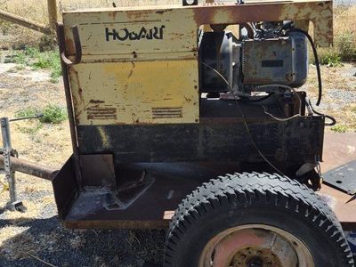 Hobart Industrial Welder Generator on Trailer - free dose not run no leads you pick up.