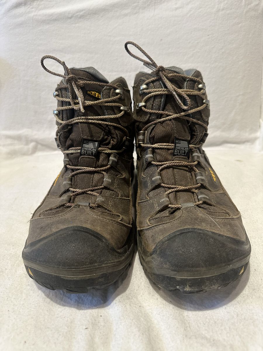 Keen Men’s Size 13 Brown WP Mid Hiking Boots