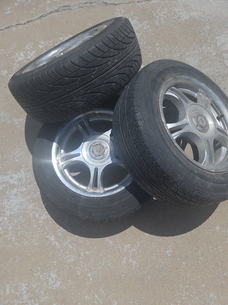American Racing Wheels & Tires - 3 Used Car Wheels 15 inch
