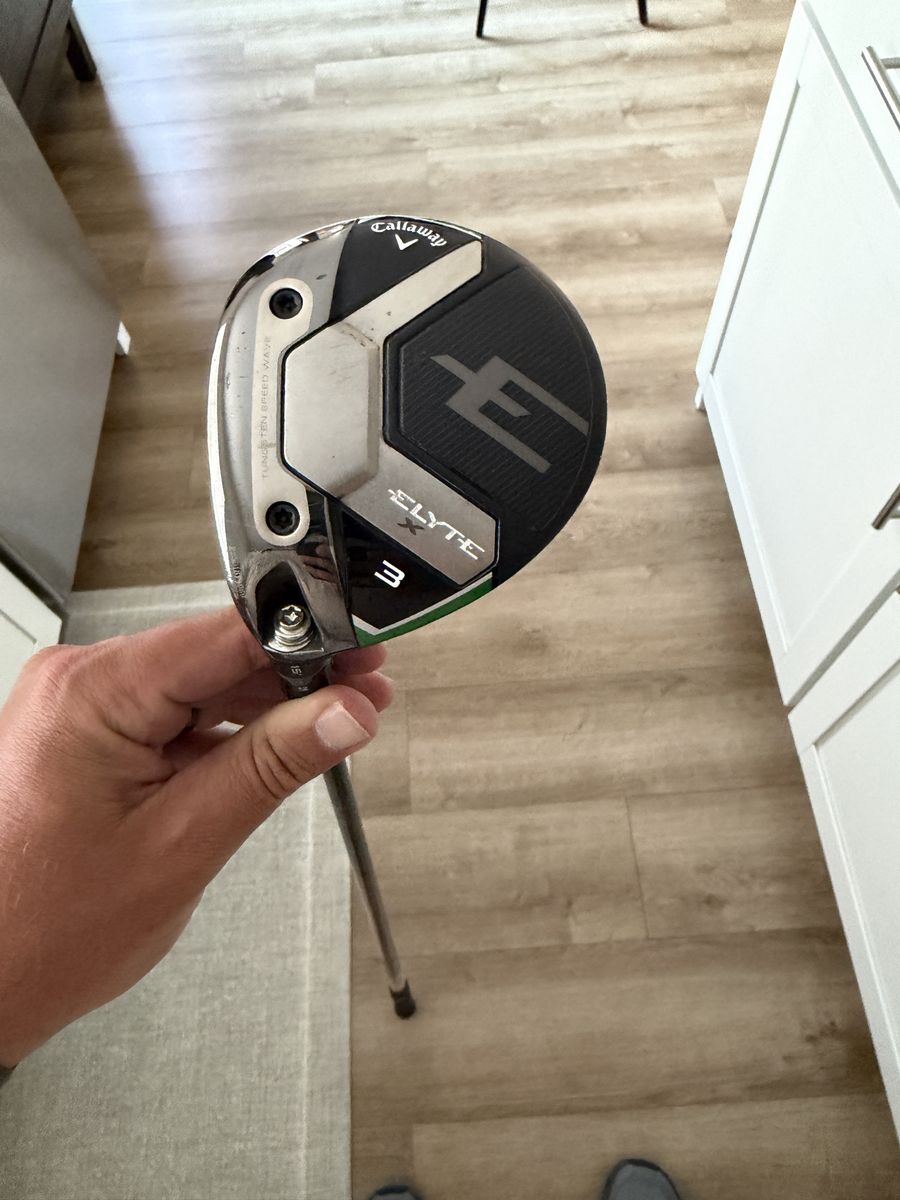 Left Handed Callaway  Elyte X 3 wood regular shaft