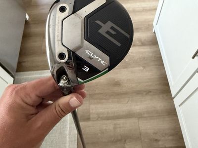 Left Handed Callaway Elyte X 3 wood regular shaft