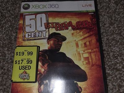 360 game: 50 CENT Blood on the sand Rare!
