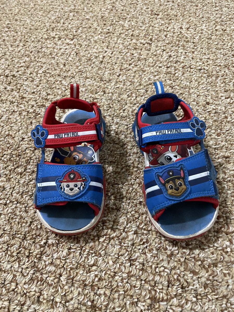 Paw Patrol sandals size 9