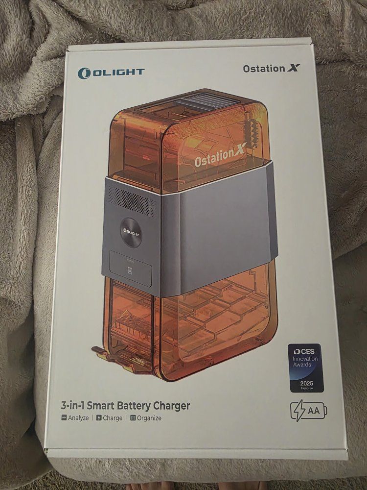 NIB Olight Ostation X 3-in-1 Smart Battery Charger (Analyze, Charge, Organize) - New in Box *OBO