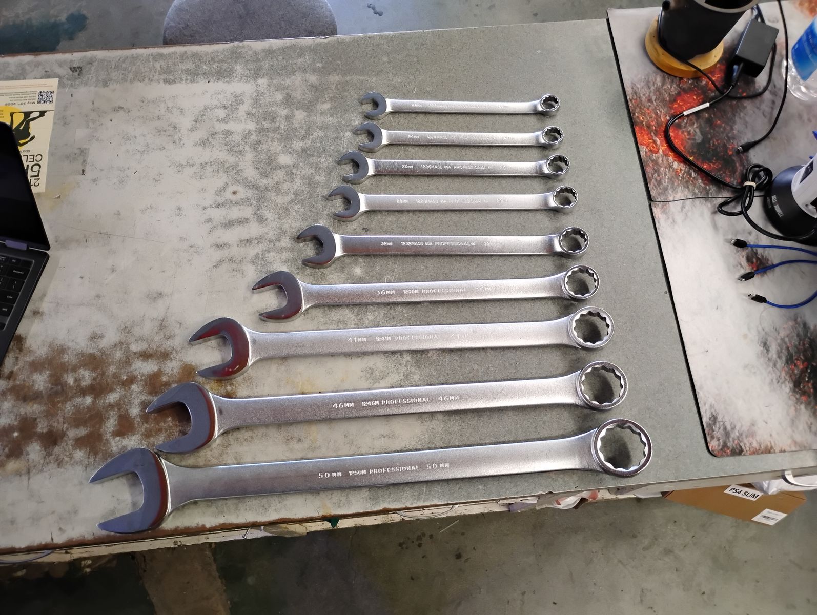 Proto Heavy Duty Metric 12pt Combination Wrench Set