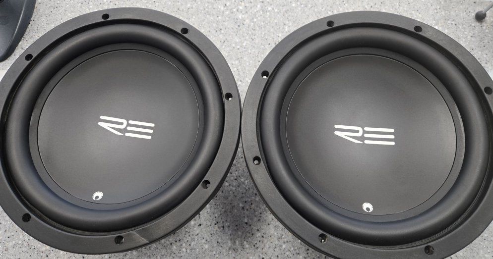 RE Audio REX10D4 10" Dual 4 Ohm Car Audio Subwoofers - Pair
