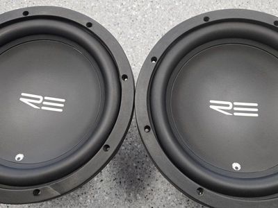 RE Audio REX10D4 10" Dual 4 Ohm Car Audio Subwoofers - Pair