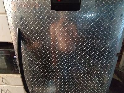 Electrolux LFFH21F7HWC Upright Freezer - 20.5 cu. ft. Frost-Free - Custom Diamond Plate Wrap