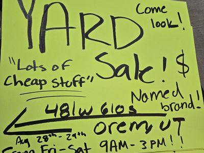 Yard Sale OREM UT