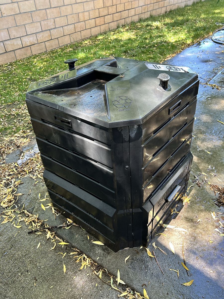 Soil Saver Classic Composter Garden Outdoor Compost Bin Black 11.6 cu ft Capacity