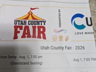 Saturday Spanish fork demolition derby covered seating 2 tickets