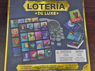 Lotería De Luxe traditional Mexican board game set