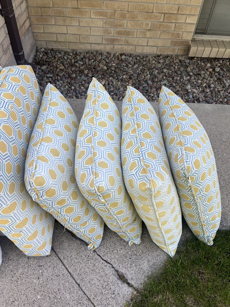 Outdoor Patio Cushions/pillow backs